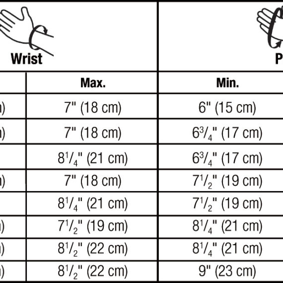 Jobst Size Charts ⋆ Hope 4 Healing Inc 